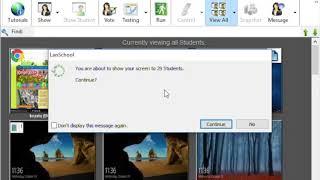 LanSchool   Share Teacher Screen