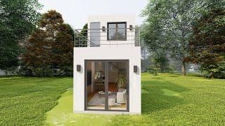 Small House Design (3x8 meters) (24 sqm) | KG Architecture