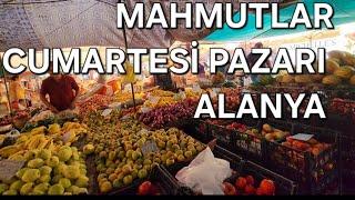 Alanya Mahmutlar Cumartesi Pazarı Antalya -19 Ekim 2024 - #alanya #antalya #mahmutlar #bazaar #vlog