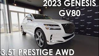 2024 Genesis GV80 3.5T Prestige AWD - Walkaround, Interior and Exterior Details