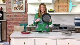 Good Housekeeping 10" Relia-Pan Nonstick Frypan W/ Glass Lid on QVC