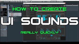 How To Create UI Sounds REALLY Quickly