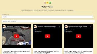 Show Videos from All Your Favorite YouTube Channels - Add This To Your Website