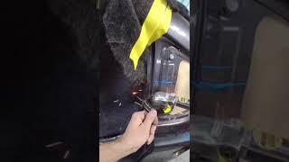 One of the easiest quarter panels to replace! #autobody #collision #bodyshop #quarterpanel