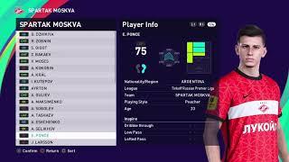 eFootball PES 2021 SPARTAK MOSCOW Base Copy