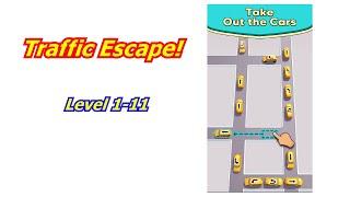 Traffic Escape! Cell Phone Game Walk Through Level 1-11