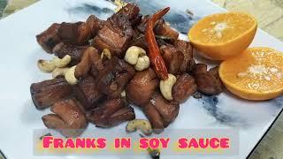 Franks in Soy Sauce #easyrecipe #foodie