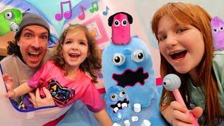 BABY RAiNBOW GHOSTS visit Doctor Adley!!  Niko and Navey play neighborhood Animal Vet with new merch