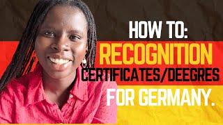 Recognition in Germany: Are your certificates recognized?