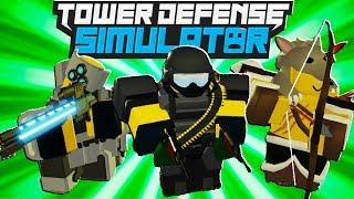 Holiday Archer + Outlaw + Minigunner Is OP In Tower Defense Simulator Roblox