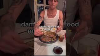 damiano enjoying good food is such a wholesome sight!!! ️