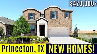 New Homes DFW - Princeton, TX - 4 Beds Home - Office, Game room - 2700 Sqft - Mid $400s