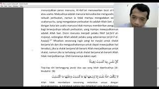 Teori Kasb Perspektif Imam Al-Ash'ari dan Kelompok Ahlu l-Hadith (Ibnu Taymiyyah dan Ibnu l-Qayyim)