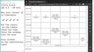 Substitution Planning at school with TiTiTo - New features: Icon  if you are the last in the room