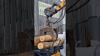 Just sorting some logs #forestry #forestmachine #firewood #excavator #nature