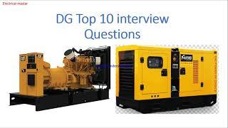 Top 10 Diesel generator interview questions and answers