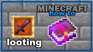 How to Get and Use Looting Enchantment in Minecraft! | Easy Minecraft Tutorial