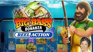 BIG BASS BONANZA REEL ACTION *NEW* PRAGMATIC !! #slots