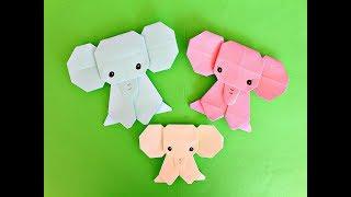 Слон из бумаги.Origami Elefante de papel. DIY  Paper Elephant.