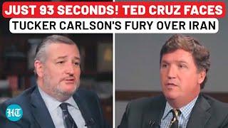 'Anything About Iran?': Tucker Carlson Rips into Ted Cruz on Live TV Over Iran Bombing Claims