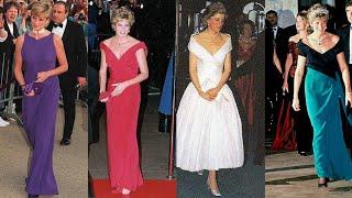 Royal Princess Diana's Royal Wadding Long Stylish Maxi Princess Dresses Ideas