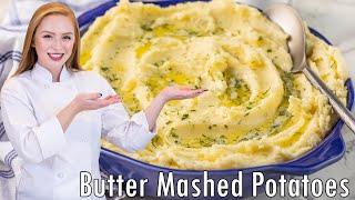 The Best Creamy Butter Mashed Potatoes Recipe!! So delicious!