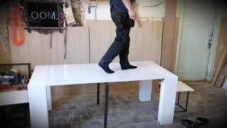 Trial of the transformer table on durability