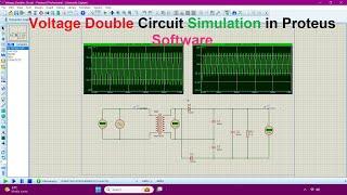 Voltage Double Circuit Simulation in Proteus Software #voltagedouble #proteussimulation