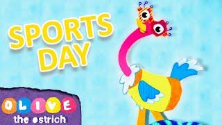 Olive the Ostrich - Sports Day! | Full Episodes