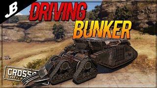 15000 Durability Driving Bunker Dual reaper Minigun setup - Crossout gameplay