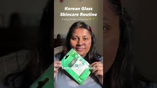 Korean glass Skincare routine using Indian Skincare products 🫧