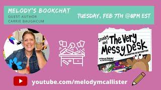 Melody's BookChat with Carrie Baughcum @mjmcalliwrites @carrie_baughcum