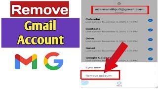 Remove Gmail Account From Android | Google Account Remove