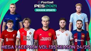 MEGA FACEPACK VOL.135 SEASON 24/25 - PES 2021 SMOKEPATCH & INFERNO PATCH