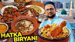 Matka Biryani in Madinah | Best Pakistani Food, BBQ Platter, reshmi Handi | Madina Ziarat & Shopping