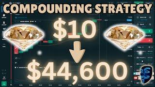 ️BEST BINARY OPTIONS COMPOUNDING TRADING STRATEGY 2024| TURN $10 INTO $44,600 TRADING QUOTEX LIVE