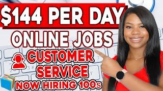 $144 PER DAY ONLINE JOBS! COMPANY NOW HIRING 100s TO WORK FROM HOME!