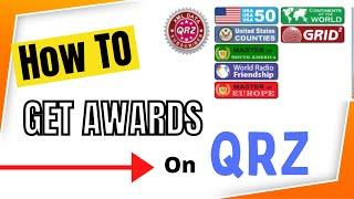 HOW TO GET AWARDS ON QRZ // QRZ AWARDS