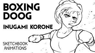 【Fan Animation】Hajime no... Korone? (When Koro-san goes to the boxing gym - Hololive Shorts)