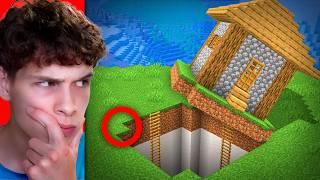 Encontré la Base Secreta de un Aldeano en Minecraft