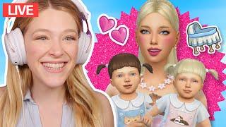 raising TWIN INFANTS in the BARBIE legacy challenge in the sims 4 | Part 8