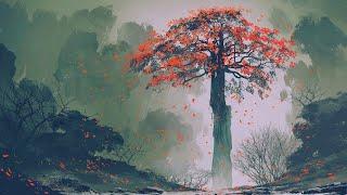 The Red Tree: Relaxing Piano Music with Beautiful Art for Sleep & Relaxation