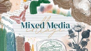 Mixed Media Collage brushes for Procreate - full product walkthrough and demo