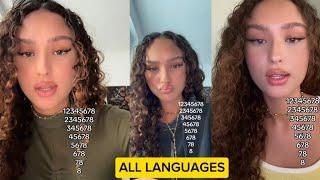 12345678 TikTok Viral Challenge (All Languages)