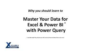 Why you should learn Power Query