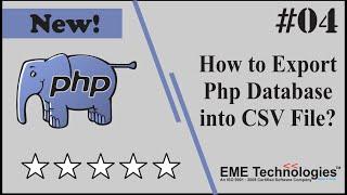 How to Export Php Database into CSV File