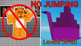 No Jumping Difficulty Chart Obby (Levels 50-80)