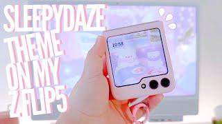 Z Flip 5 Winter Wallpaper | Sleepydaze (super Cute Setup)