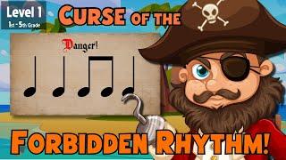 LEVEL 1/7: Curse of the Forbidden Rhythm Play Along! Elementary Music Game- Poison Rhythm!