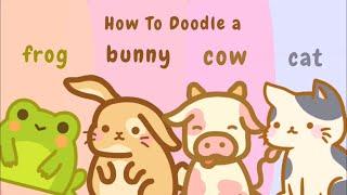 How To Doodle Cute Animals  Doodling your requests !